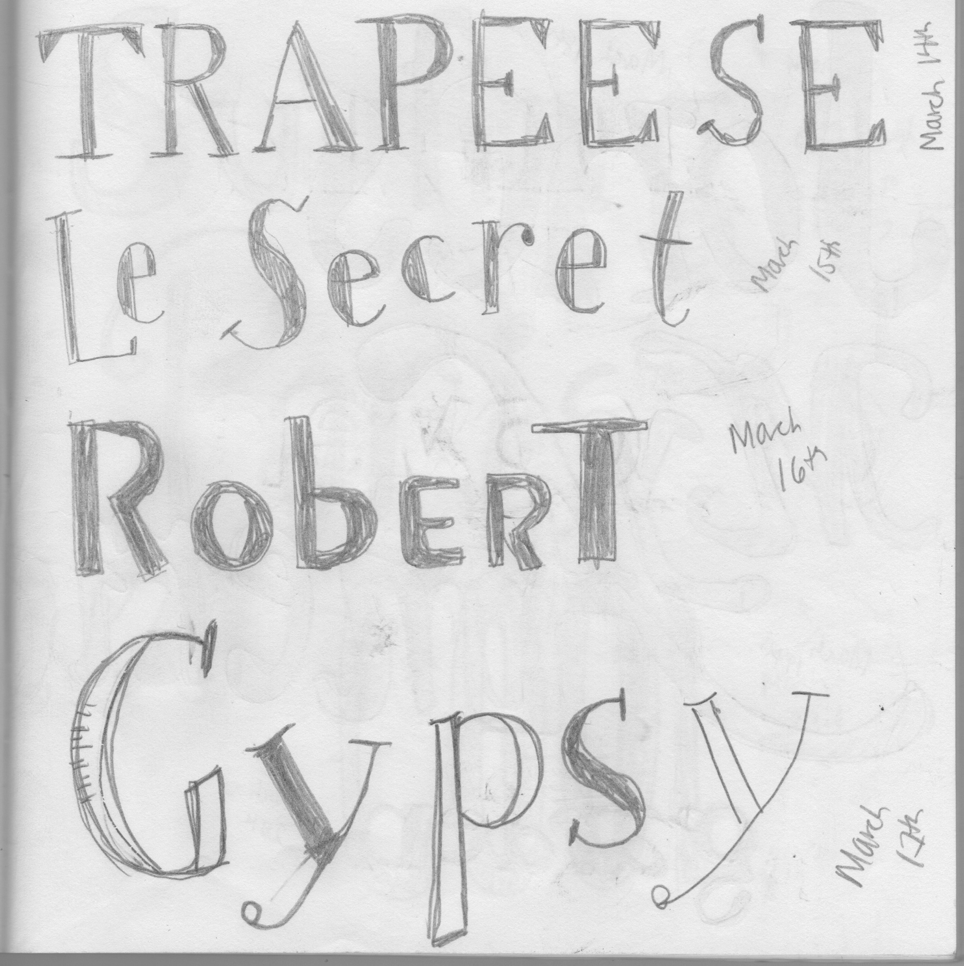 Yes, I KNOW Trapeese is spelled wrong, but check out Norman the Doorman and you'll get it. Also from a french magazine, a french dictionary (Le Petit Robert) and a middle grade book.