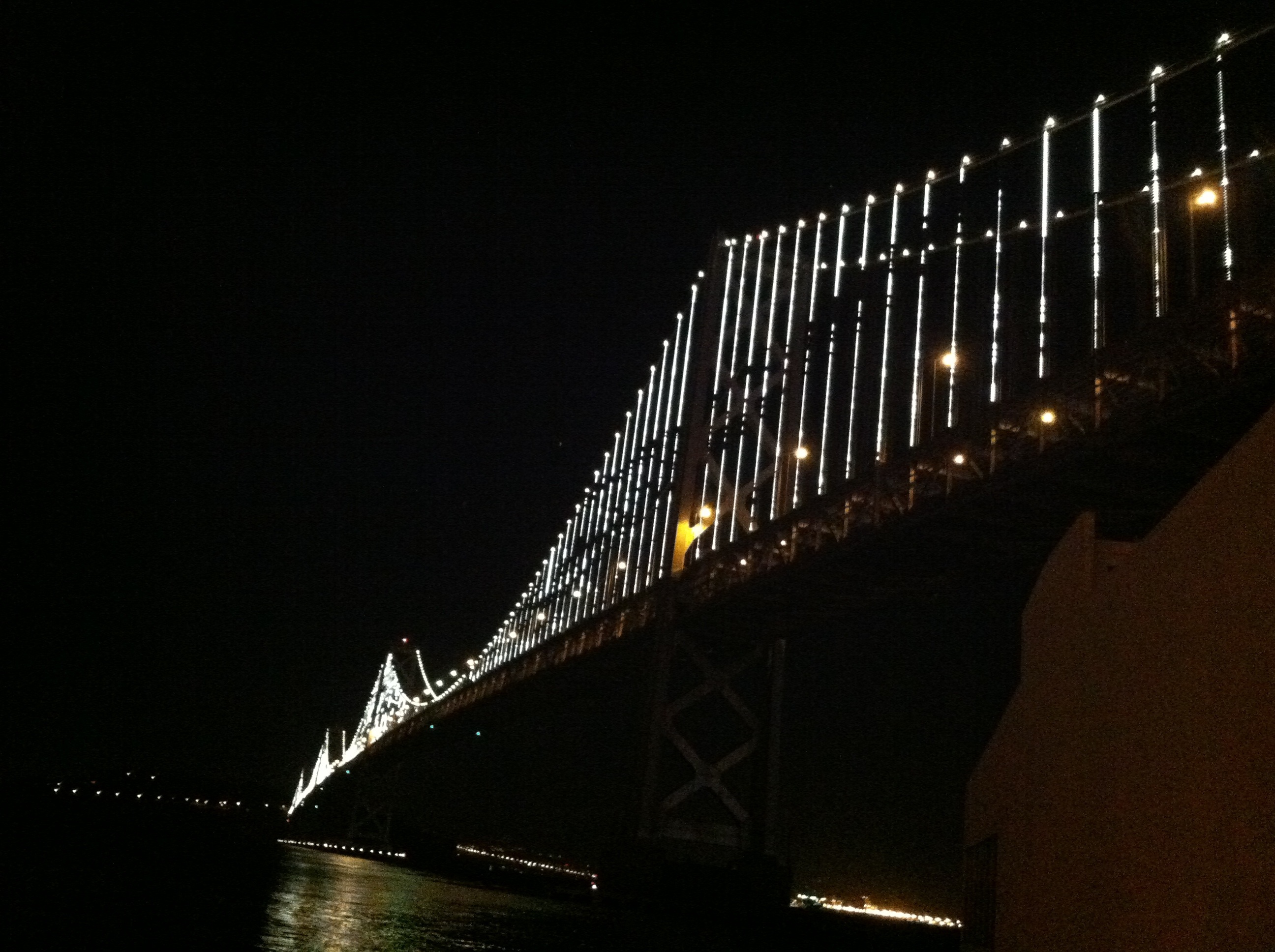 The Golden Gate bridge is REALLY pretty at night.