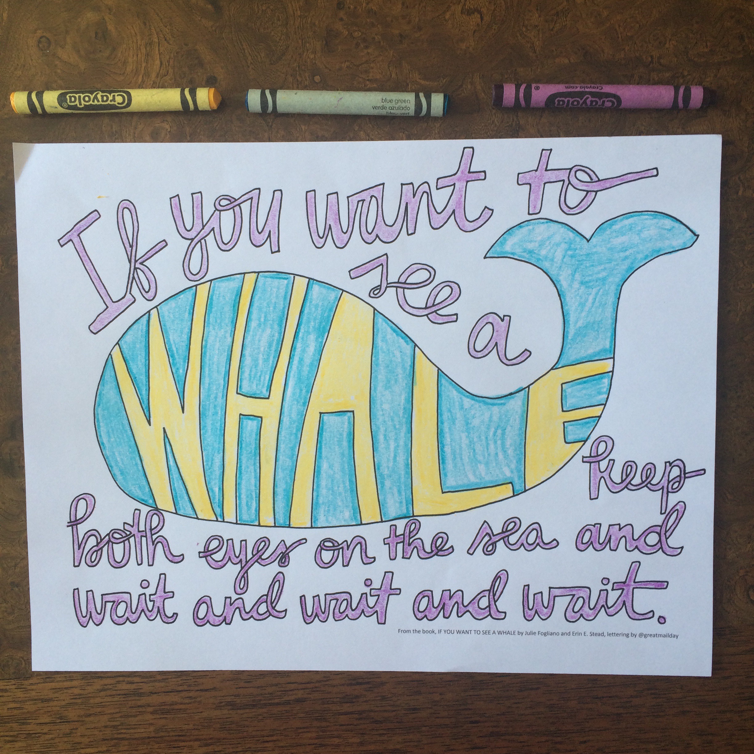 Behind the Page: If You Want To See A Whale